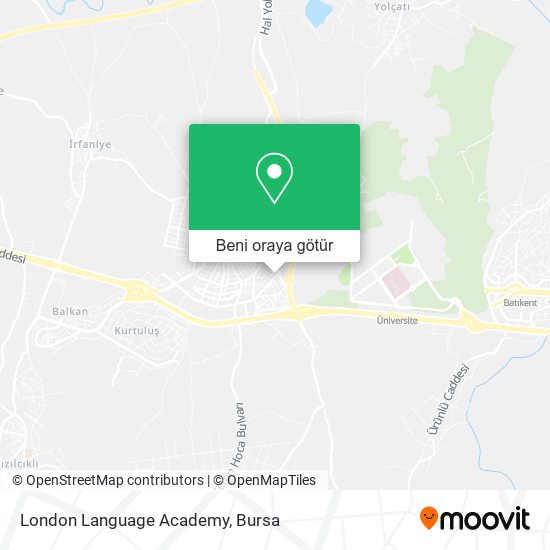 London Language Academy harita
