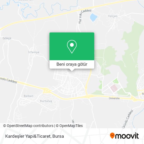 Kardeşler Yapi&Ticaret harita