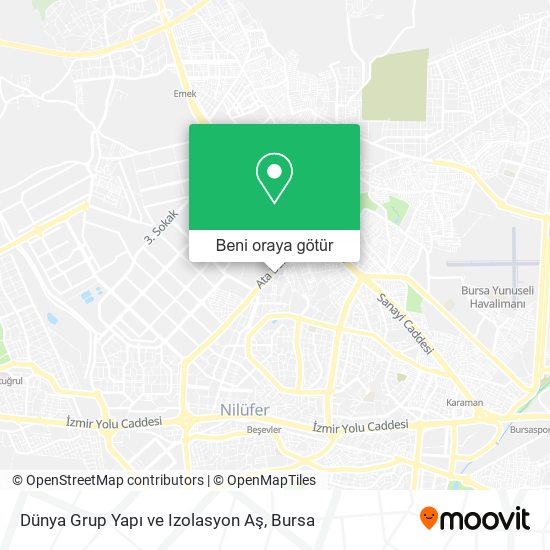 Dünya Grup Yapı ve Izolasyon Aş harita
