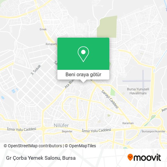 Gr Çorba Yemek Salonu harita