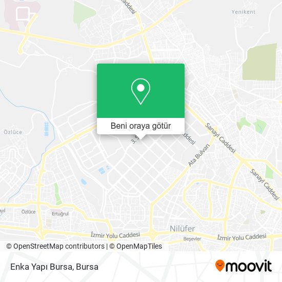 Enka Yapı Bursa harita