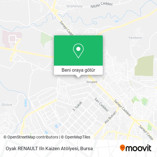 Oyak RENAULT Iln Kaizen Atölyesi harita