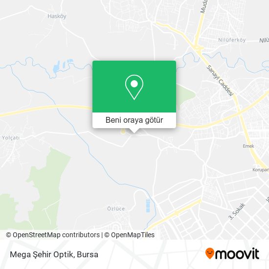 Mega Şehir Optik harita