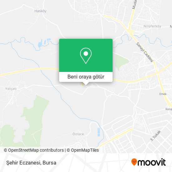 Şehir Eczanesi harita