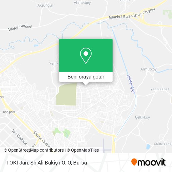 TOKİ Jan. Şh Ali Bakiş ı.Ö. O harita