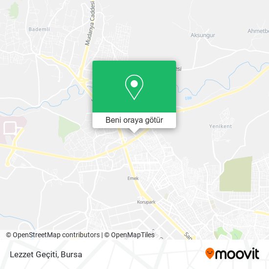 Lezzet Geçiti harita