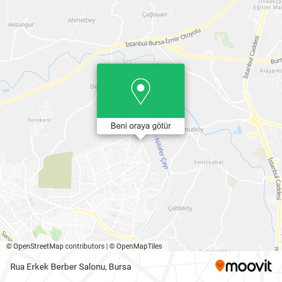 Rua Erkek Berber Salonu harita