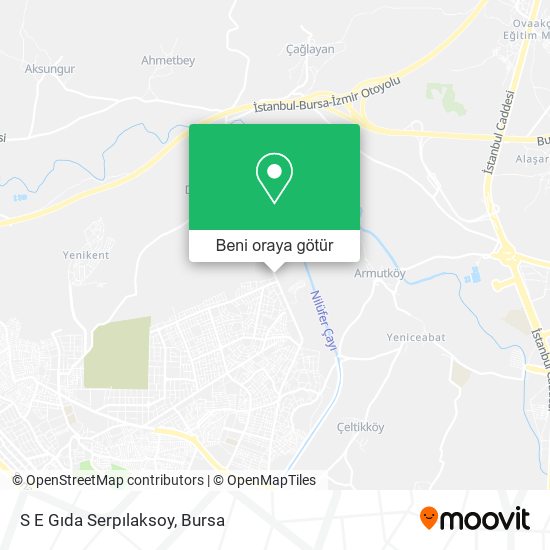 S E Gıda Serpılaksoy harita