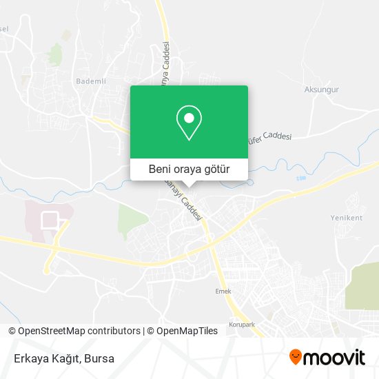 Erkaya Kağıt harita