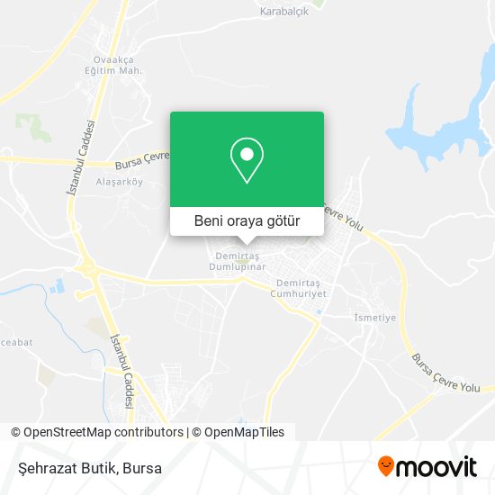 Şehrazat Butik harita