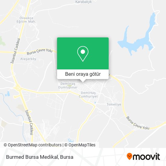 Burmed Bursa Medikal harita