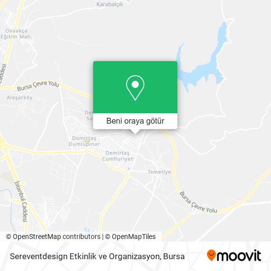 Sereventdesign Etkinlik ve Organizasyon harita