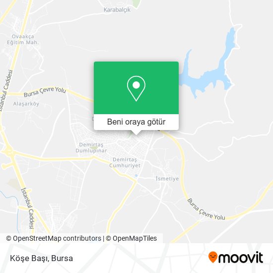 Köşe Başı harita