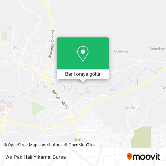 As-Pak Hali Yikama harita