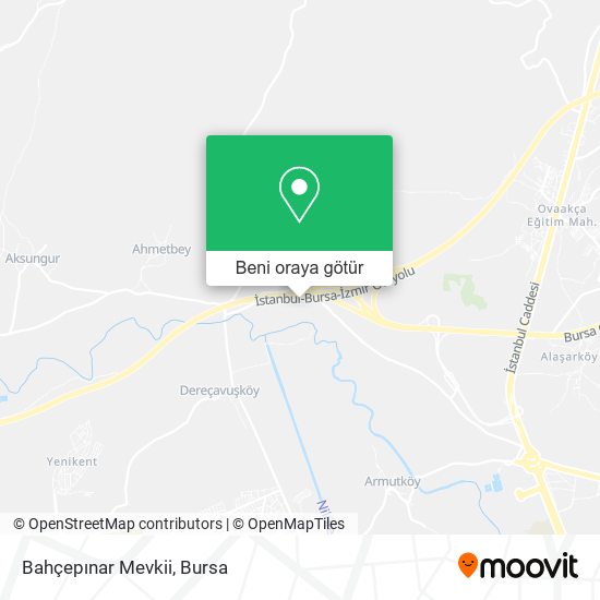 Bahçepınar Mevkii harita