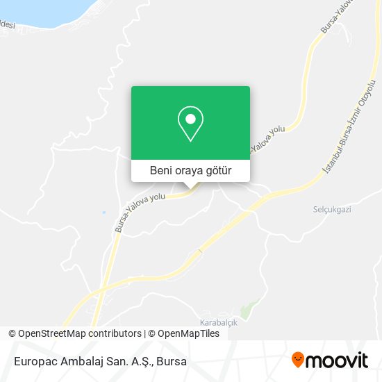 Europac Ambalaj San. A.Ş. harita