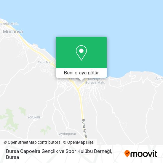 Bursa Capoeira Gençlik ve Spor Kulübü Derneği harita