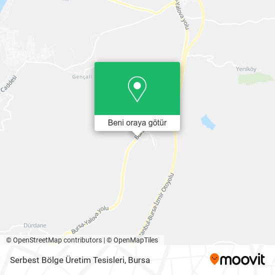 Serbest Bölge Üretim Tesisleri harita