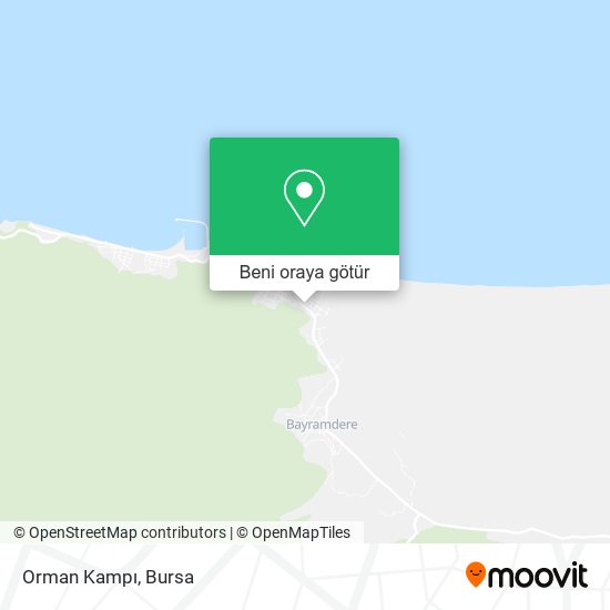 Orman Kampı harita