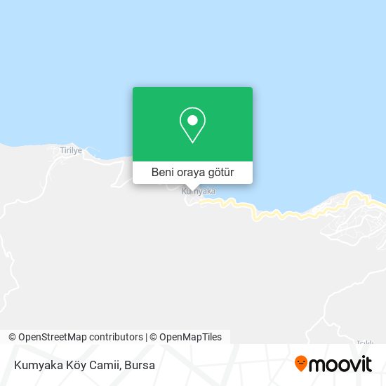 Kumyaka Köy Camii harita