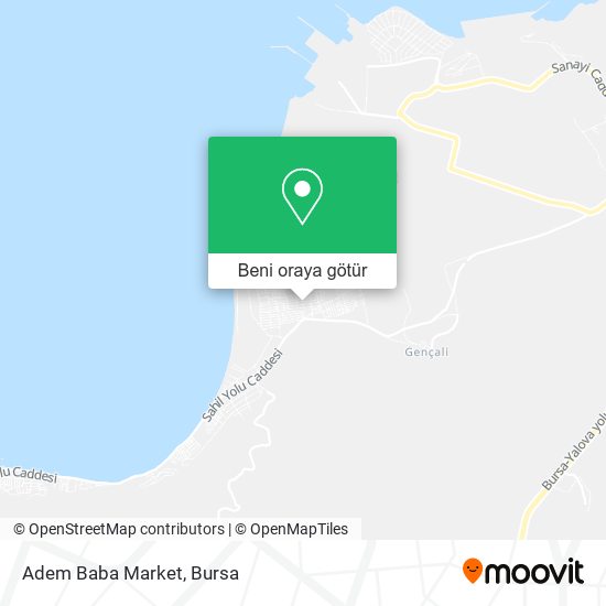 Adem Baba Market harita