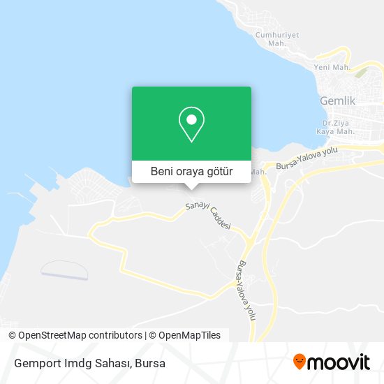 Gemport Imdg Sahası harita