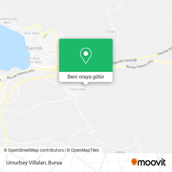 Umurbey Villaları harita