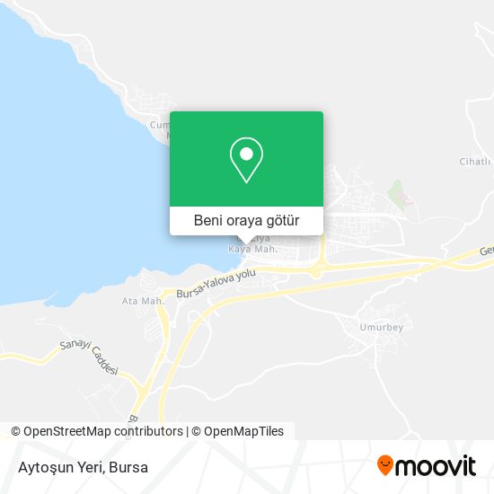 Aytoşun Yeri harita