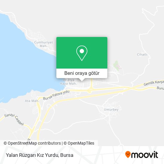 Yalan Rüzgarı Kız Yurdu harita