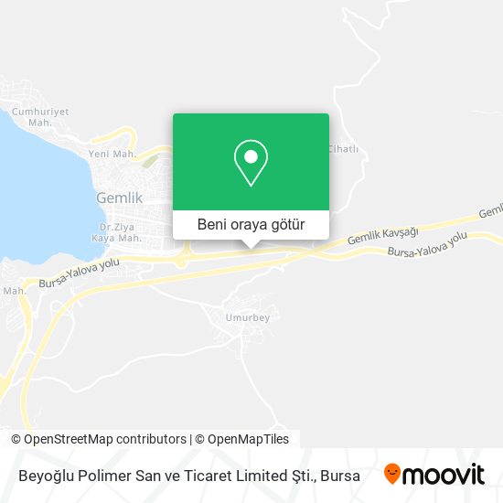 Beyoğlu Polimer San ve Ticaret Limited Şti. harita