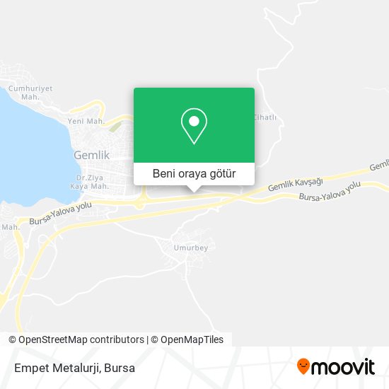 Empet Metalurji harita