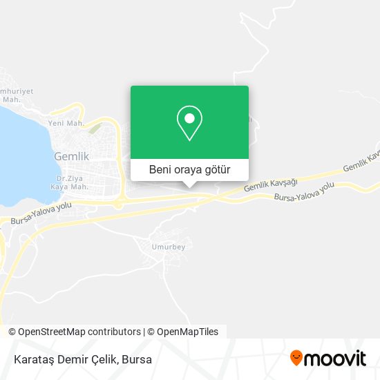 Karataş Demir Çelik harita