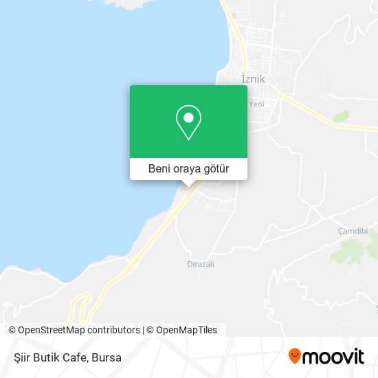 Şiir Butik Cafe harita