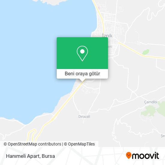 Hanımeli Apart harita