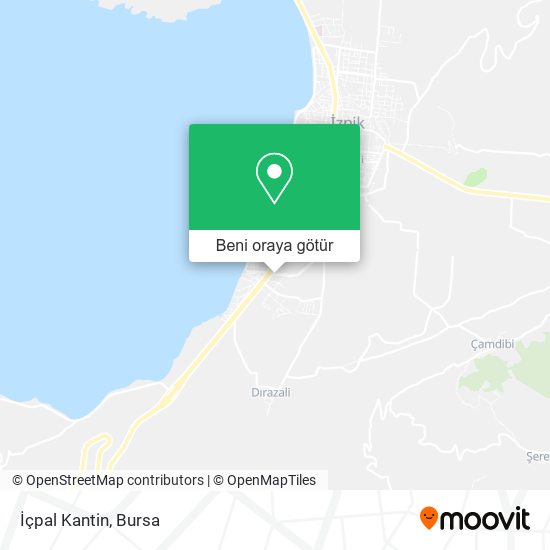 İçpal Kantin harita