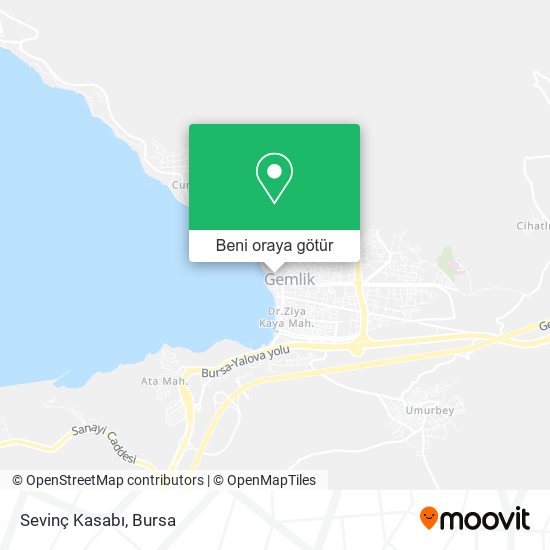 Sevinç Kasabı harita