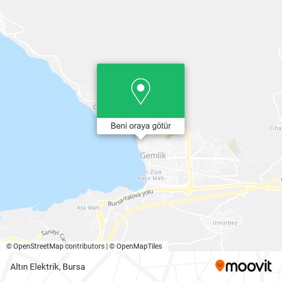 Altın Elektrik harita