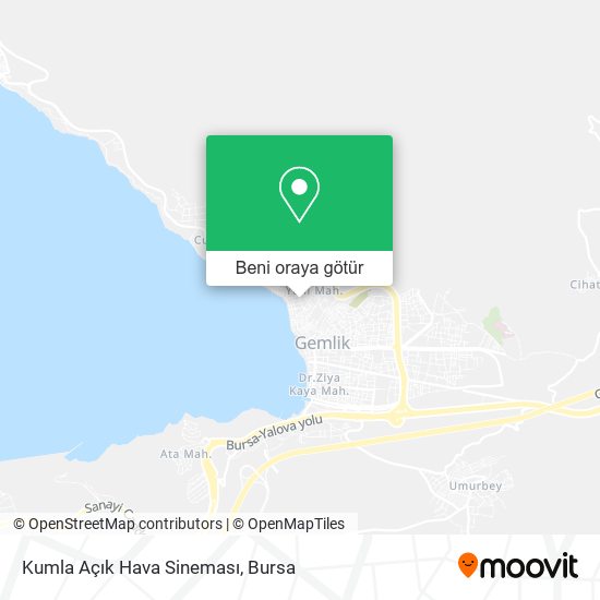 Kumla Açık Hava Sineması harita