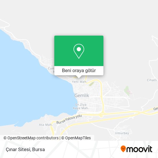 Çınar Sitesi harita