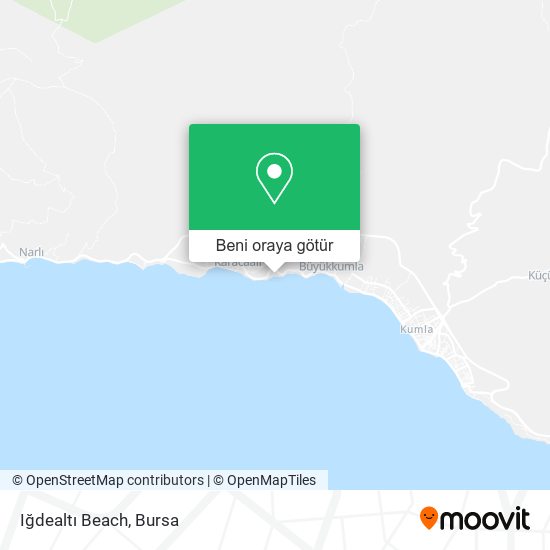 Iğdealtı Beach harita