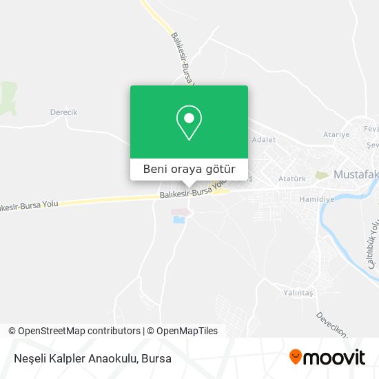 Neşeli Kalpler Anaokulu harita