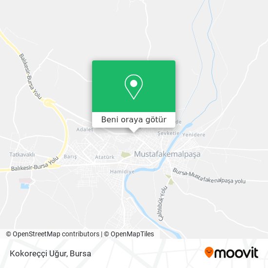 Kokoreççi Uğur harita