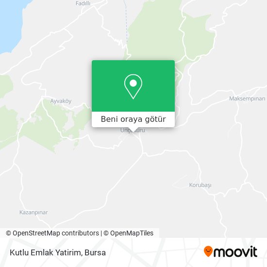 Kutlu Emlak Yatirim harita