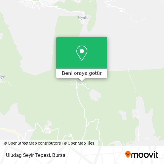 Uludag Seyir Tepesi harita