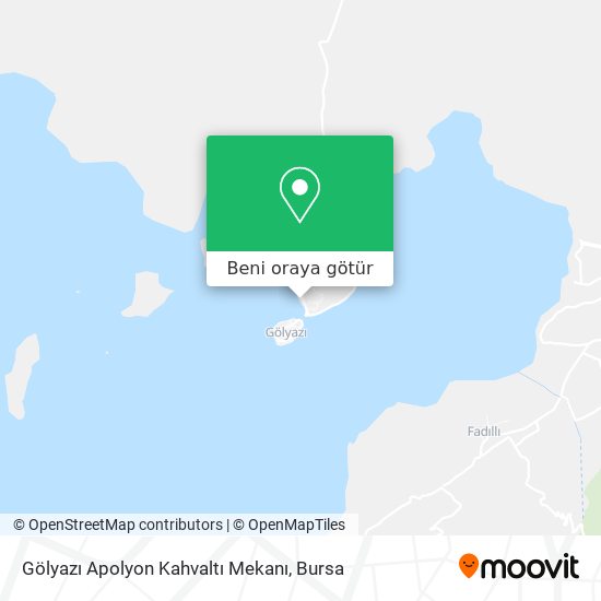 Gölyazı Apolyon Kahvaltı Mekanı harita