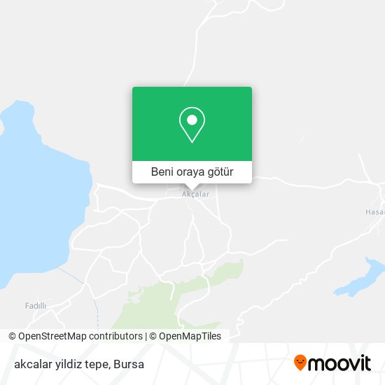 akcalar yildiz tepe harita