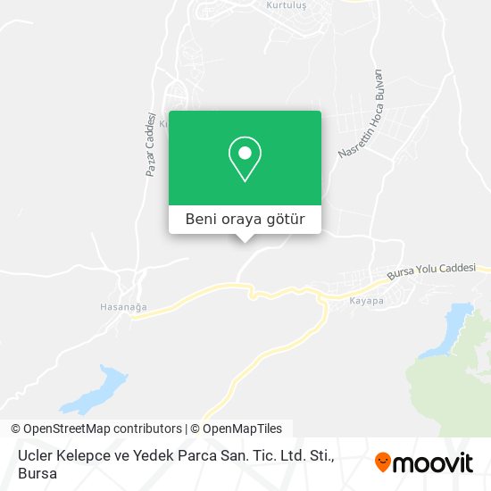 Ucler Kelepce ve Yedek Parca San. Tic. Ltd. Sti. harita