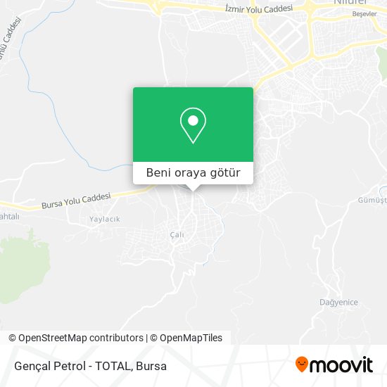 Gençal Petrol - TOTAL harita