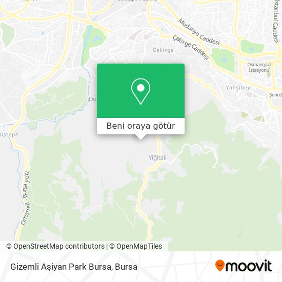 Gizemli Aşiyan Park Bursa harita