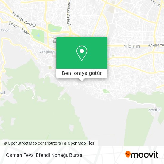 Osman Fevzi Efendi Konağı harita